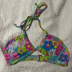 Target halter bikini top